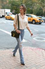 ALESSANDRA AMBROSIO Out and About in New York 09/16/2015