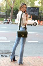 ALESSANDRA AMBROSIO Out and About in New York 09/16/2015