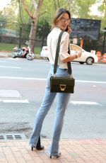 ALESSANDRA AMBROSIO Out and About in New York 09/16/2015
