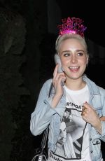 ALESSNDRA TORRESANI Leaves a Nightclub in Hollywood 09/25/2015