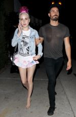 ALESSNDRA TORRESANI Leaves a Nightclub in Hollywood 09/25/2015