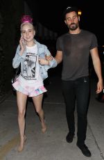 ALESSNDRA TORRESANI Leaves a Nightclub in Hollywood 09/25/2015