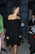 ALEXA CHUNG at House of Holland Fashion Show at London Fashion Week 09/19/2015