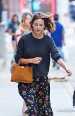 ALEXA CHUNG Out and About in New York 08/31/2015