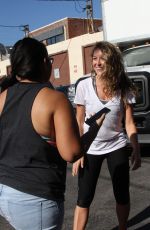 ALEXA VEGA Arrives at DWTS Studio in Hollywood 08/31/2015