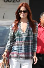 ALI LARTER Leaves Meche Salon in Beverly Hills 09/01/2015