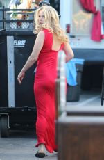 ALICE EVE on the Set of a New Move in West Hollywood 08/30/2015
