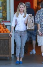 ALICE EVE Shopping at Bristol Farms in West Hollywood 09/29/2015