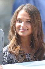 ALICIA VIKANDER Arrives at Casino at 2015 Venice Film Festival 09/05/2015
