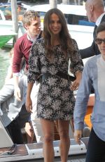 ALICIA VIKANDER Arrives at Casino at 2015 Venice Film Festival 09/05/2015
