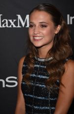 ALICIA VIKANDER at Instyle & hfpa Party at 2015 TIFF 09/12/2015