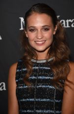 ALICIA VIKANDER at Instyle & hfpa Party at 2015 TIFF 09/12/2015