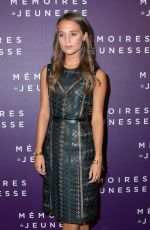 ALICIA VIKANDER at Testament of Youth Premiere in Paris 09/07/2015