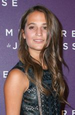 ALICIA VIKANDER at Testament of Youth Premiere in Paris 09/07/2015