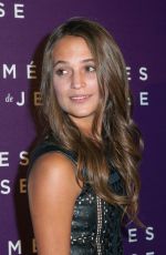 ALICIA VIKANDER at Testament of Youth Premiere in Paris 09/07/2015