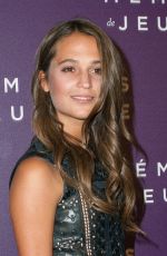 ALICIA VIKANDER at Testament of Youth Premiere in Paris 09/07/2015