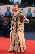 ALICIA VIKANDER at The Danish Girl Premiere at 72nd Venice Film Festival