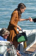 ALICIA VIKANDER Leaves a Boat in Venice 09/06/2015