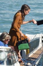 ALICIA VIKANDER Leaves a Boat in Venice 09/06/2015