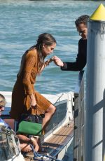 ALICIA VIKANDER Leaves a Boat in Venice 09/06/2015