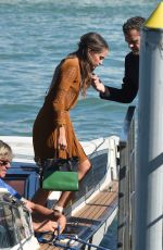 ALICIA VIKANDER Leaves a Boat in Venice 09/06/2015