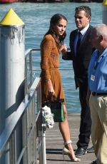 ALICIA VIKANDER Leaves a Boat in Venice 09/06/2015