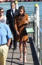ALICIA VIKANDER Leaves a Boat in Venice 09/06/2015