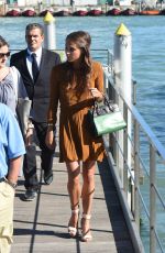 ALICIA VIKANDER Leaves a Boat in Venice 09/06/2015