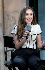 ALYCIA DEBNAM-CAREY at AOL Build Speaker Series in New York 09/01/2015