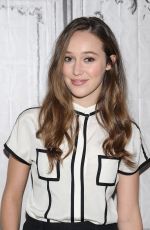 ALYCIA DEBNAM-CAREY at AOL Build Speaker Series in New York 09/01/2015