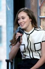 ALYCIA DEBNAM-CAREY at AOL Build Speaker Series in New York 09/01/2015