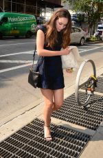 ALYCIA DEBNAM-CAREY Out and About in New York 09/01/2015