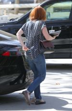 ALYSON HANNIGAN Out and About in Brentwood 09/28/2015