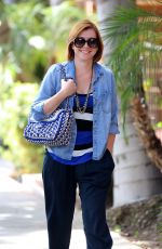 ALYSON HANNIGAN Out and About in Hollywood 09/01/2015