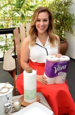 ALYSSA MILANO at Alyssa Milano Signature Designs by Viva Towels Launch in West Hollywood 09/01/2015