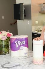 ALYSSA MILANO at Alyssa Milano Signature Designs by Viva Towels Launch in West Hollywood 09/01/2015