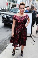 ALYSSA MILANO Out and About in New York 09/11/2015