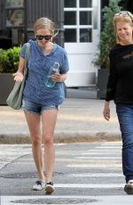 AMANDA SEYFRIED Out and About in New York 08/29/2015