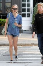 AMANDA SEYFRIED Out and About in New York 08/29/2015