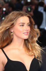 AMBER HEARD at Black Mass Premiere at 72nd Venice Film Festival