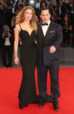 AMBER HEARD at Black Mass Premiere at 72nd Venice Film Festival