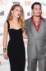AMBER HEARD at Black Mass Premiere at The Elgin in Toronto 09/14/2015