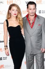 AMBER HEARD at Black Mass Premiere at The Elgin in Toronto 09/14/2015
