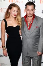 AMBER HEARD at Black Mass Premiere at The Elgin in Toronto 09/14/2015