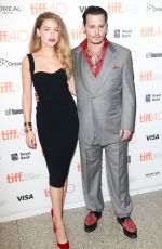 AMBER HEARD at Black Mass Premiere at The Elgin in Toronto 09/14/2015