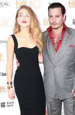 AMBER HEARD at Black Mass Premiere at The Elgin in Toronto 09/14/2015