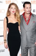 AMBER HEARD at Black Mass Premiere at The Elgin in Toronto 09/14/2015