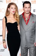 AMBER HEARD at Black Mass Premiere at The Elgin in Toronto 09/14/2015