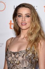 AMBER HEARD at The Danish Girl Premiere at 2016 Toronto International Film Festival 09/12/215