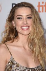 AMBER HEARD at The Danish Girl Premiere at 2016 Toronto International Film Festival 09/12/215